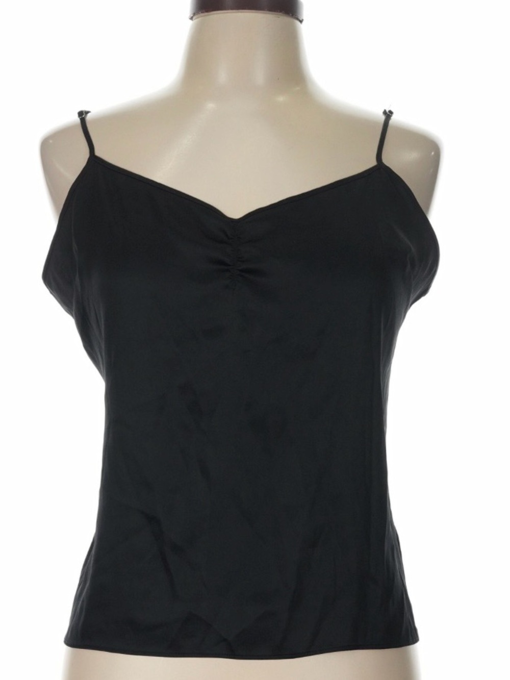 Victoria's Secret Black Satin Camisole Top, Size XL